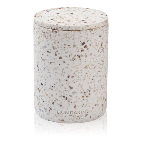 Humdakin - Lucca terrazzo vase m.låg - rød/beige - Interiør > Vaser > Vaser  Terrazzo vase med låg