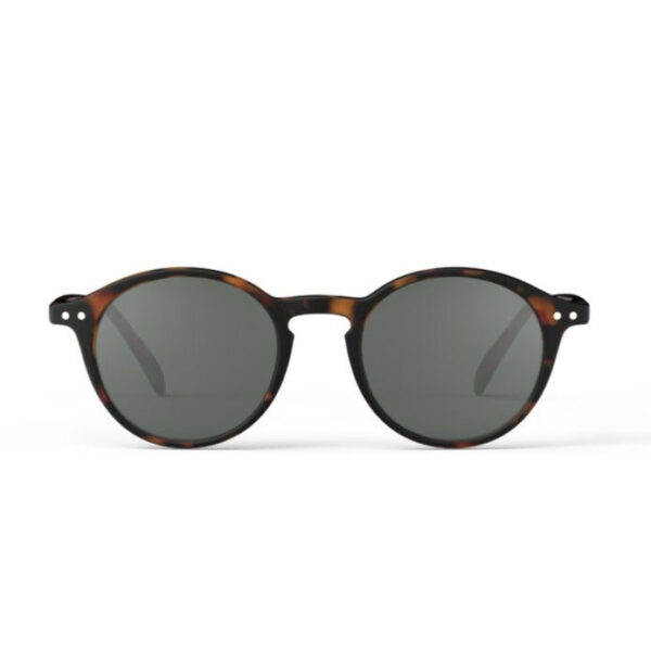 Izipizi - #d solbrille - Tortoise - Accessories > Briller & solbriller > Solbriller  Disse solbriller erÂ designet i et rundt design med grå linser.Â Solbrillerne har UV 400-beskyttelse