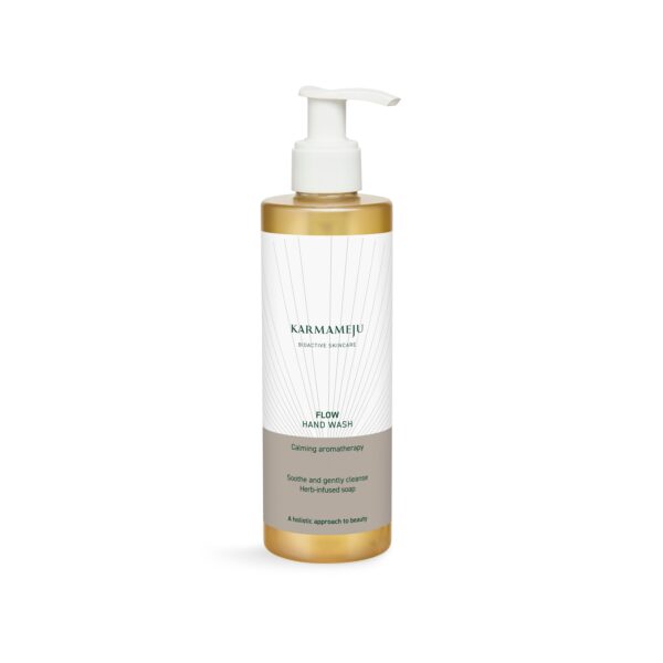 Karmameju - Flow 02 Hand Wash - 250 ml. - Håndpleje > Håndsæber > Håndsæber  Obs. Dette produkt har fået ny emballage. Derfor kan produktet du modtager varierer imellem billede 1 + 2.Â 