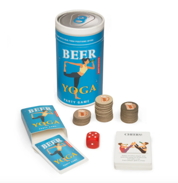 Kikkerland - Beer Yoga - Multi color - Interiør > Selskabsspil > Selskabsspil  Beer yoga fra Kikkerland