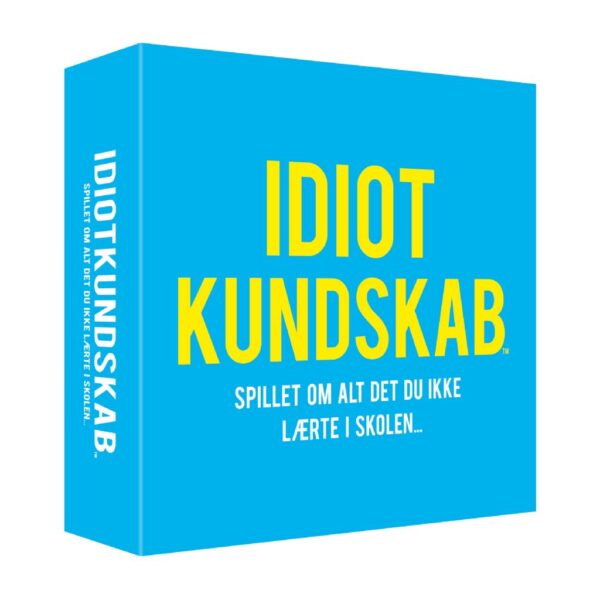 Kylskåpspoesi - Idiotkundskab spørgsmålsspil - 14x14 cm. - Interiør >  >  Idiotkundskab spørgsmålsspil fra Kölskapspoesi