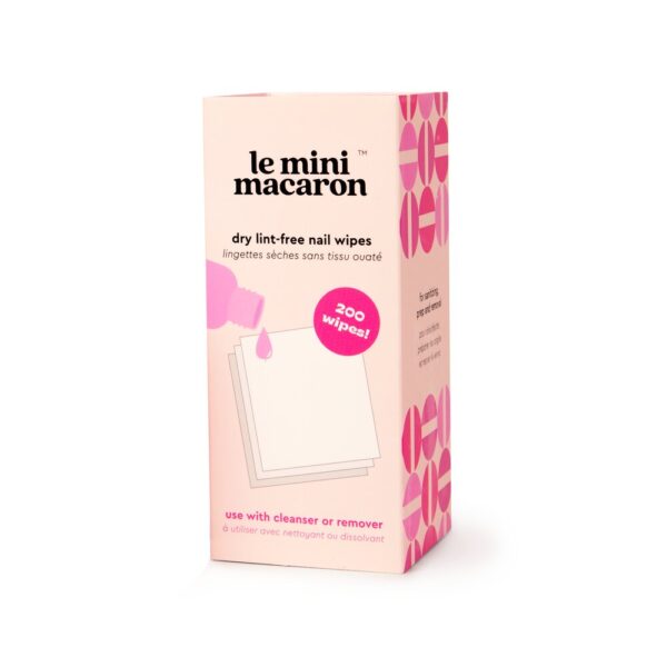 Le Mini Macaron - Dry Pads - 200 stk. - Negle > Neglelakker > Neglelakker  Dry Pads fra Le Mini Macaron. De små wipes kan bruges til at affedte neglene inden lakken bliver påført. Væske medfølger ikke til disse Dry Pads.