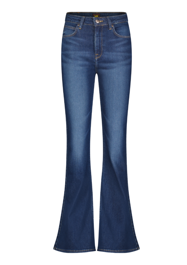 Lee - Breese Flare bootcut jeans  - blå - Size (32/33) - Tøj > Jeans > Bootcut jeans  Breese Flare er et par bootcut jeans med en almindelig talje i mørkeblå denim. Breese Flare har sidelommer