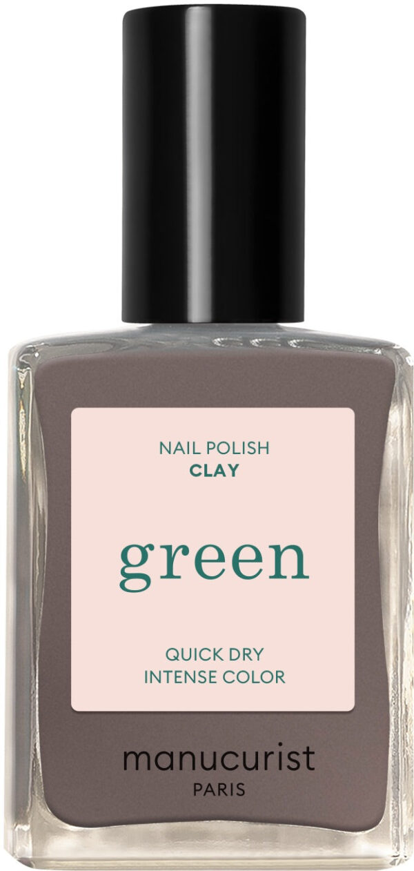 Manucurist - Green neglelak - Clay - Negle > Neglelakker > Neglelakker  Gr/lillaÂ neglelak fra Manucurists Green serie. Indeholder 15 ml.