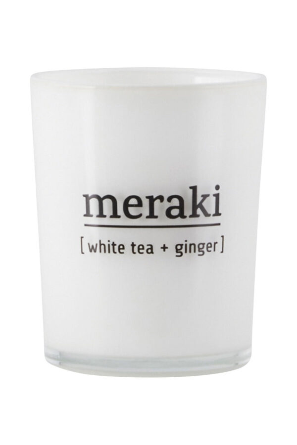 Meraki - Duftlys - White tea & ginger