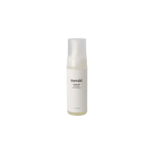 Meraki - Foam ansigtsrens - 150 ml. - Ansigtspleje > Ansigtsrens > Ansigtsrens  Foam ansigtsrensen fra Meraki er en let men dybderensende ansigtsrens. Skummet er rigt på fugtgivende aloe vera og hvedeprotein