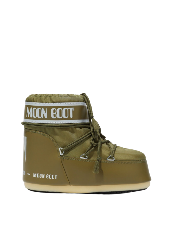 Moon Boot - Icon Low Nylon støvle  - grøn - Size (36/38) - Sko > Støvler > Ankelstøvler  Disse støvler fra Moon BootÂ er inspireret af astronauternes avancerede fodtøj under månelandingen i 1969. Støvlen er Icon Low modellen