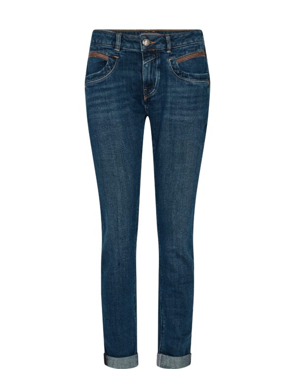 Mos Mosh - Naomi Subtle jeans  -  - Size (33&apos;) - Tøj > Jeans > Skinny jeans  Slim fit jeans fra Mos Mosh med mellemhøj talje.