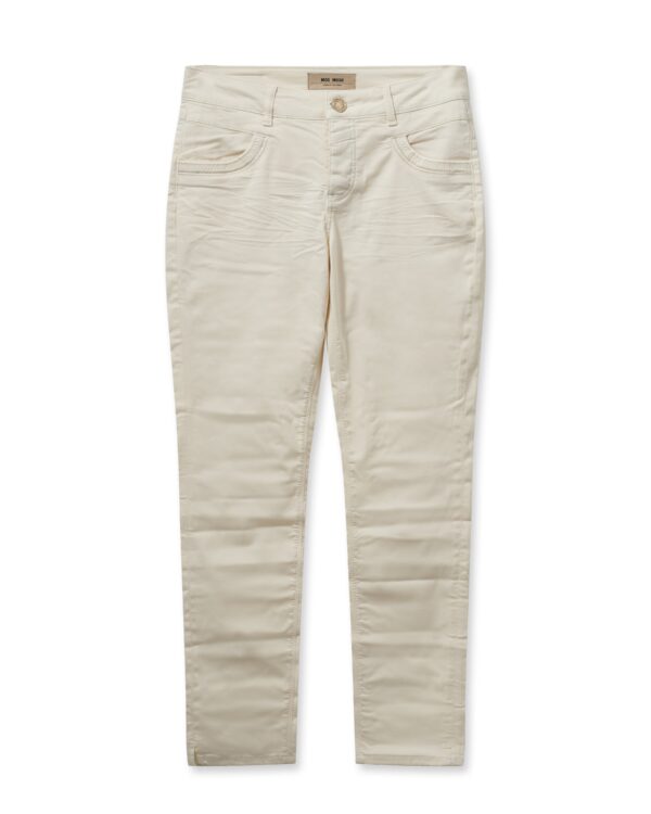 Mos Mosh - Naomi Treasure Pant  - creme - Size (29&apos;) - Tøj > Bukser > Bukser  Bukser med regular pasform fra Mos Mosh