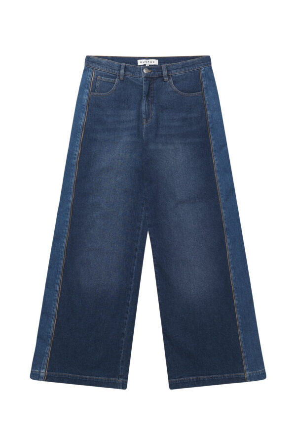 Munthe - Obbia wide leg jeans  - blå - Size (42) - Tøj > Jeans > Wide leg jeans  Obbia jeansene er designet i en loose silhuet med brede ben