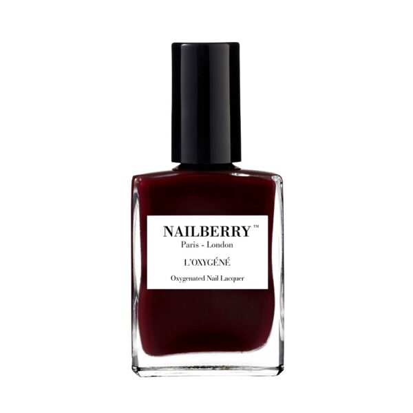 Nailberry - Noirberry neglelak - Mørkerød - Negle > Neglelakker > Neglelakker  LÂ´Oxygéné neglakkerne fra Nailberry har vundet flere priser for dens teknologi