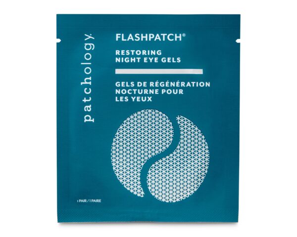 Patchology - FlashPatch Restoring Night Eye Gels øjenmaske  - Single - Ansigtspleje > Ansigtsmasker > Ansigtsmasker  FlashPatch Restoring Night Eye Gels øjenmasken er perfekt til fine linjer