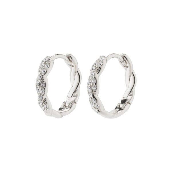 Pilgrim - Ezo Twirled Crystal hoops