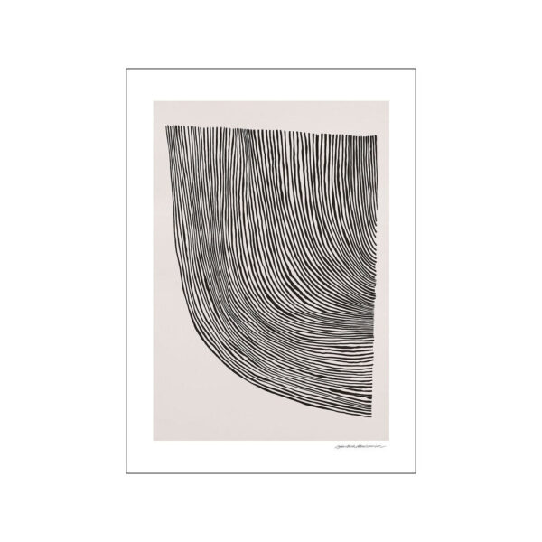 Poster & Frame - Curves Black plakat