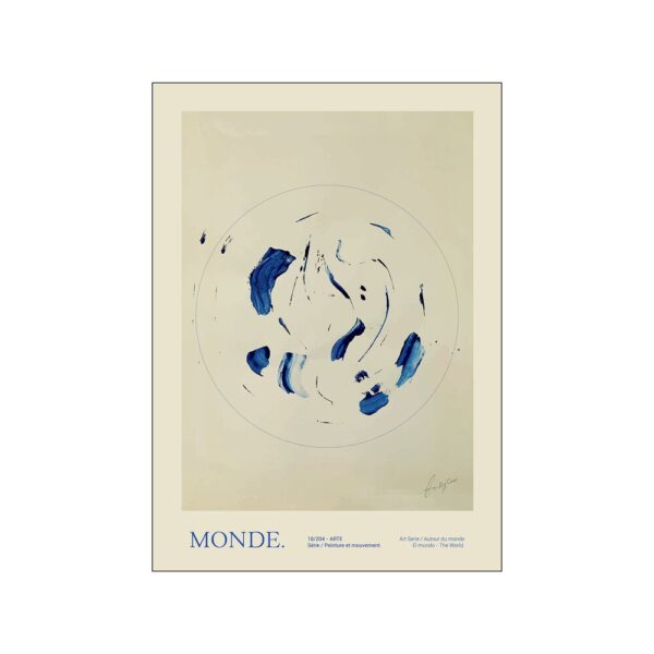 Poster & Frame - Le Monde plakat