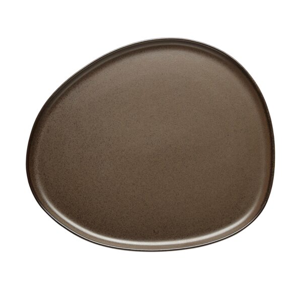 Raw - Organic middagstallerken - Metallic Brown - Borddækning > Tallerkener > Middagstallerkener  Middagstallerken i farven Metallic Brown fra RAW. Kombinér den med den matchende frokosttallerken i samme farve