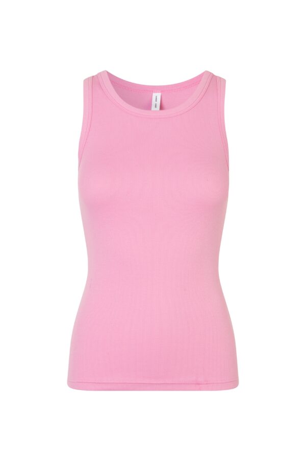 Samsøe Samsøe - Alexo tanktop 7542  - rosa - Size (xl) - Tøj > Toppe > Toppe  Alexo tanktoppen fra Samsøe Samsøe i pink. Toppen er klassisk uden ærmer og i et elastisk ribbet materiale.