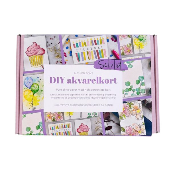 Selvtid - DIY Akvarelkort kit - Interiør >  >  DIY akvarelkortkittet fra Selvtid er et begyndervenligt kit til dig