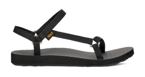 Teva - Original Universal slim sandal  - sort - Size (40) - Sko > Sandaler > Flade sandaler  Original Universal slim sandalen er designet i et let design med smalle remme i sort. Sandalen har en formstøbt EVA-mellemsål med hælskål og buekage for ekstra støtte. Sandalen kommer i et ganske let materiale med en god pasform