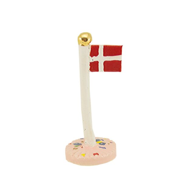 Theclayplay - Klassisk dot flag med guld knop